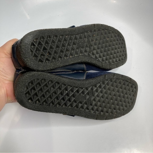 AEROSOLES butterscotch flats navy blue leather size 8.5 - Picture 4 of 8